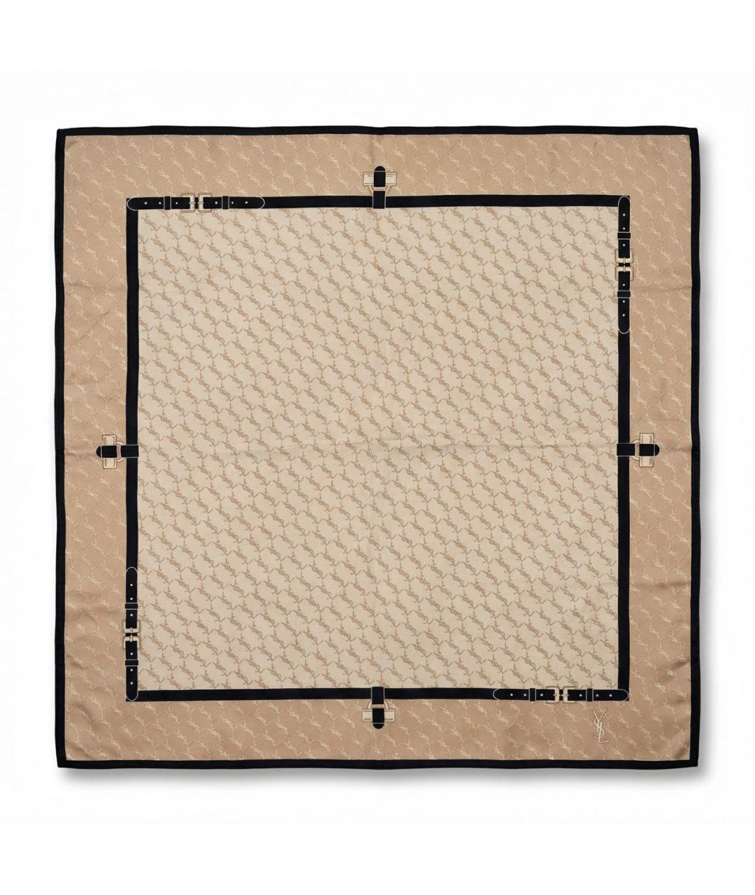 SAINT LAURENT Мульти хлопковый платок, фото 2