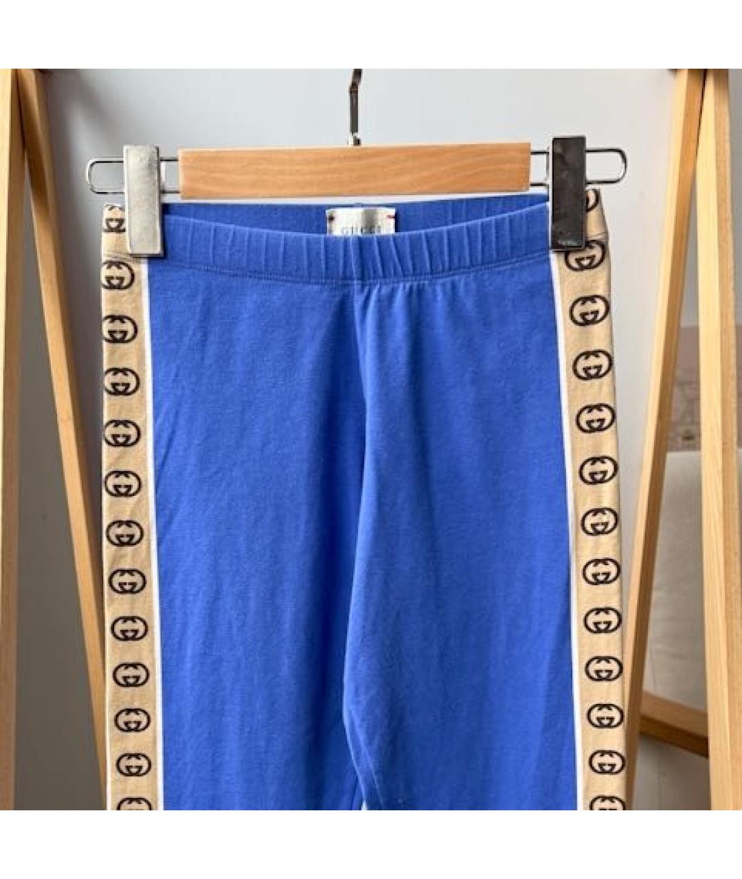 GUCCI KIDS Синие брюки и шорты, фото 3