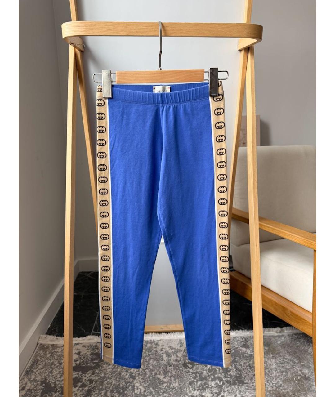 GUCCI KIDS Синие брюки и шорты, фото 5