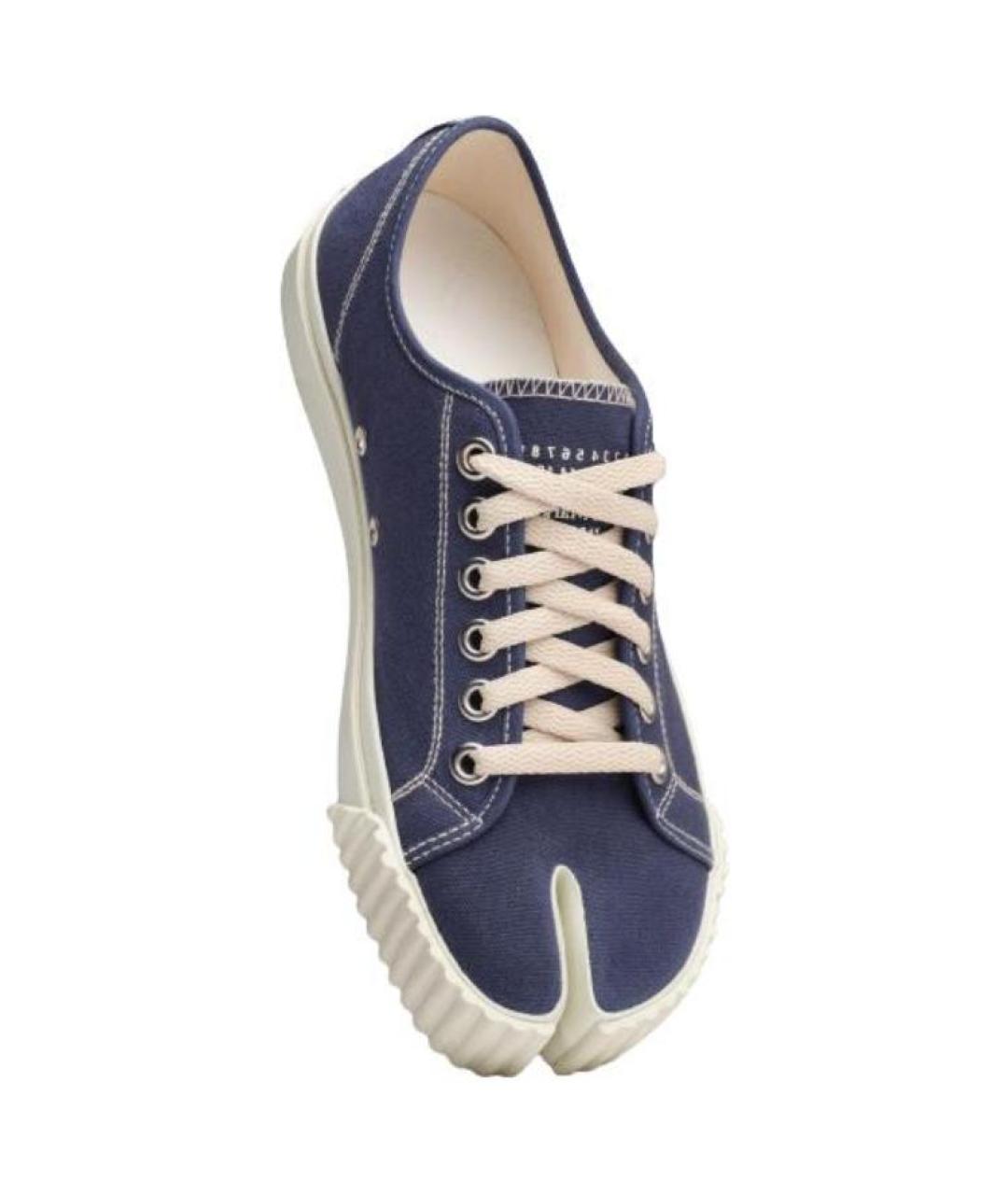 MAISON MARGIELA Синие кеды, фото 4