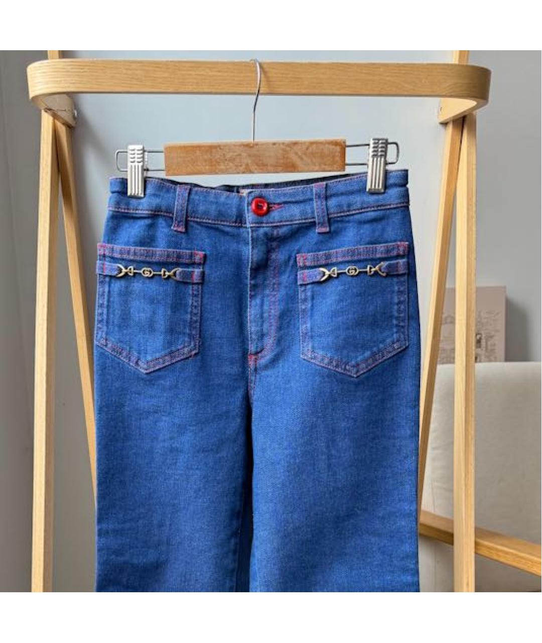 GUCCI Синие деним детские джинсы, фото 3