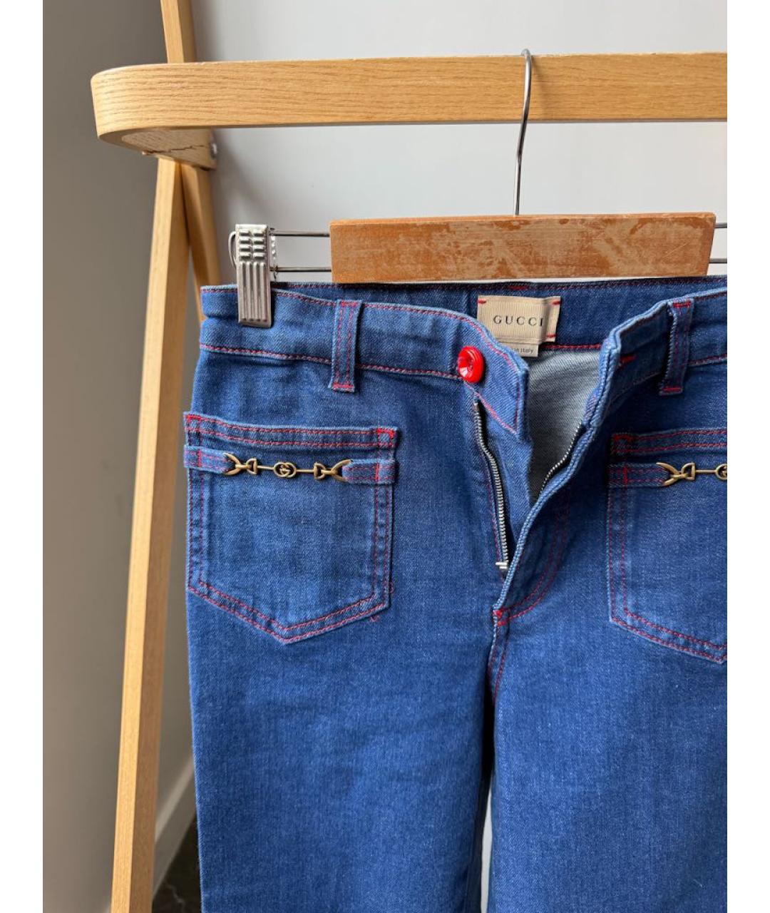 GUCCI Синие деним детские джинсы, фото 4