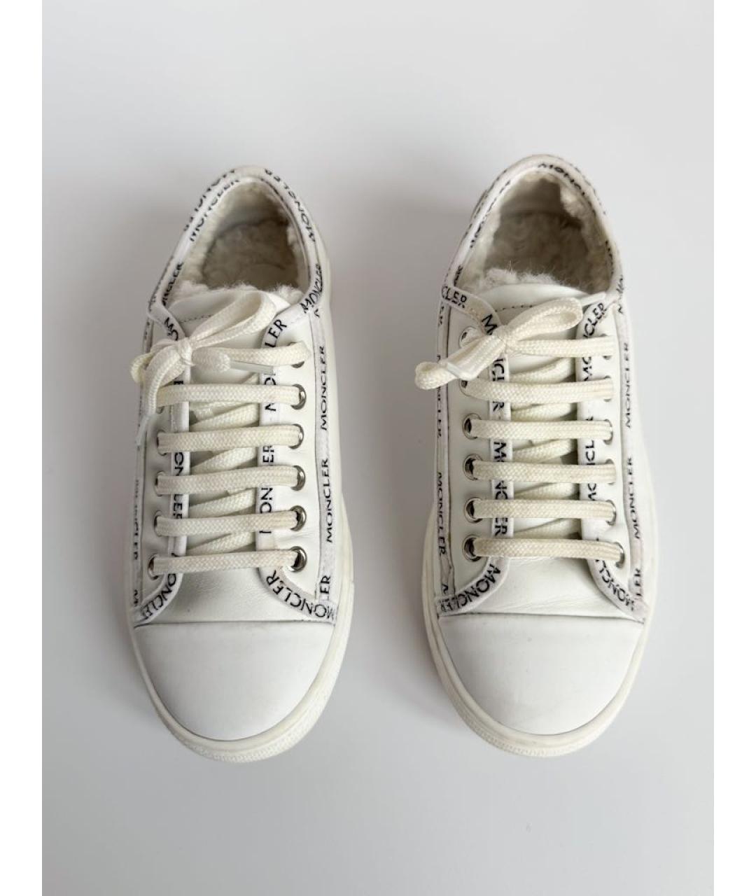 MONCLER Белые кеды, фото 3