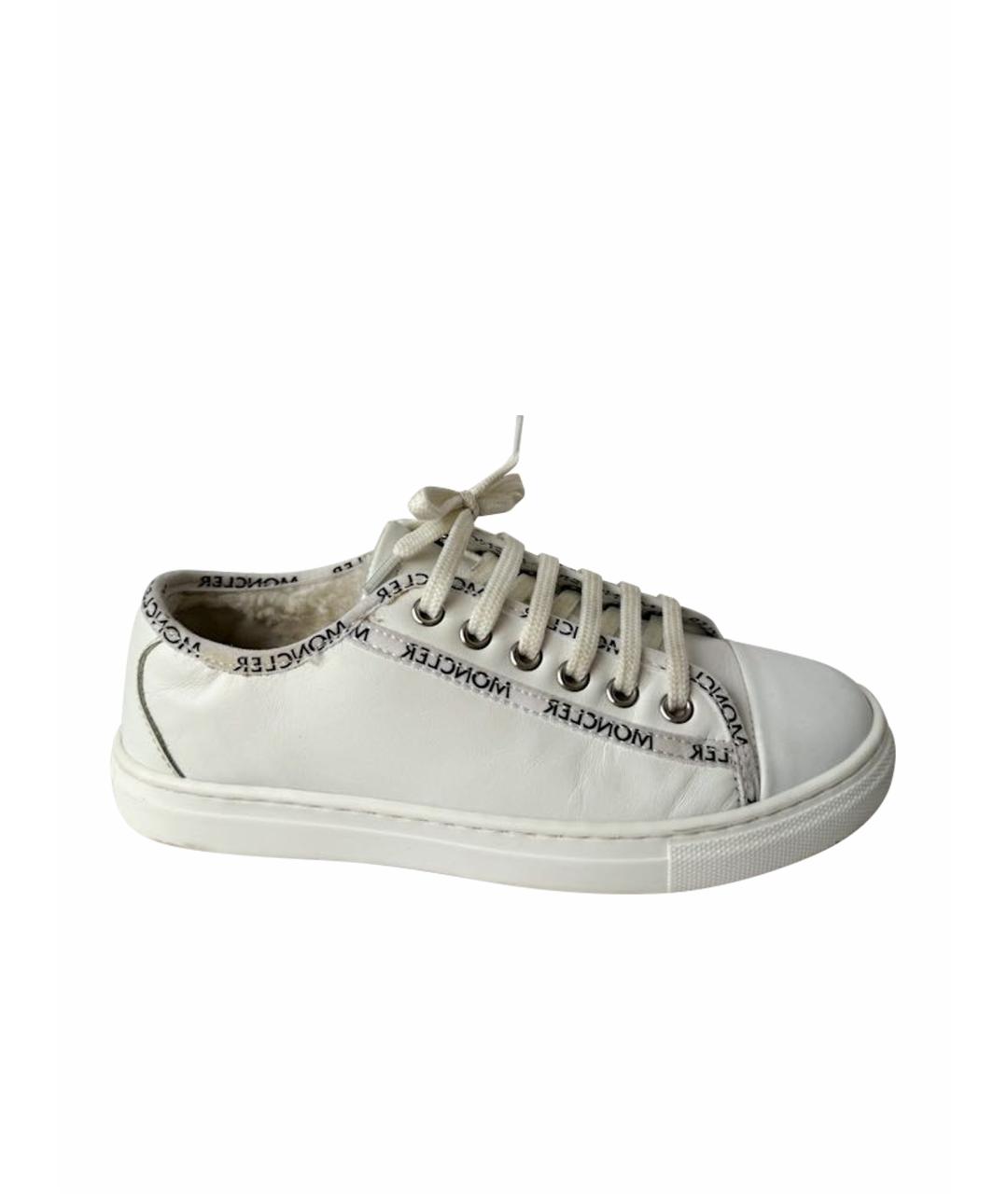 MONCLER Белые кеды, фото 1