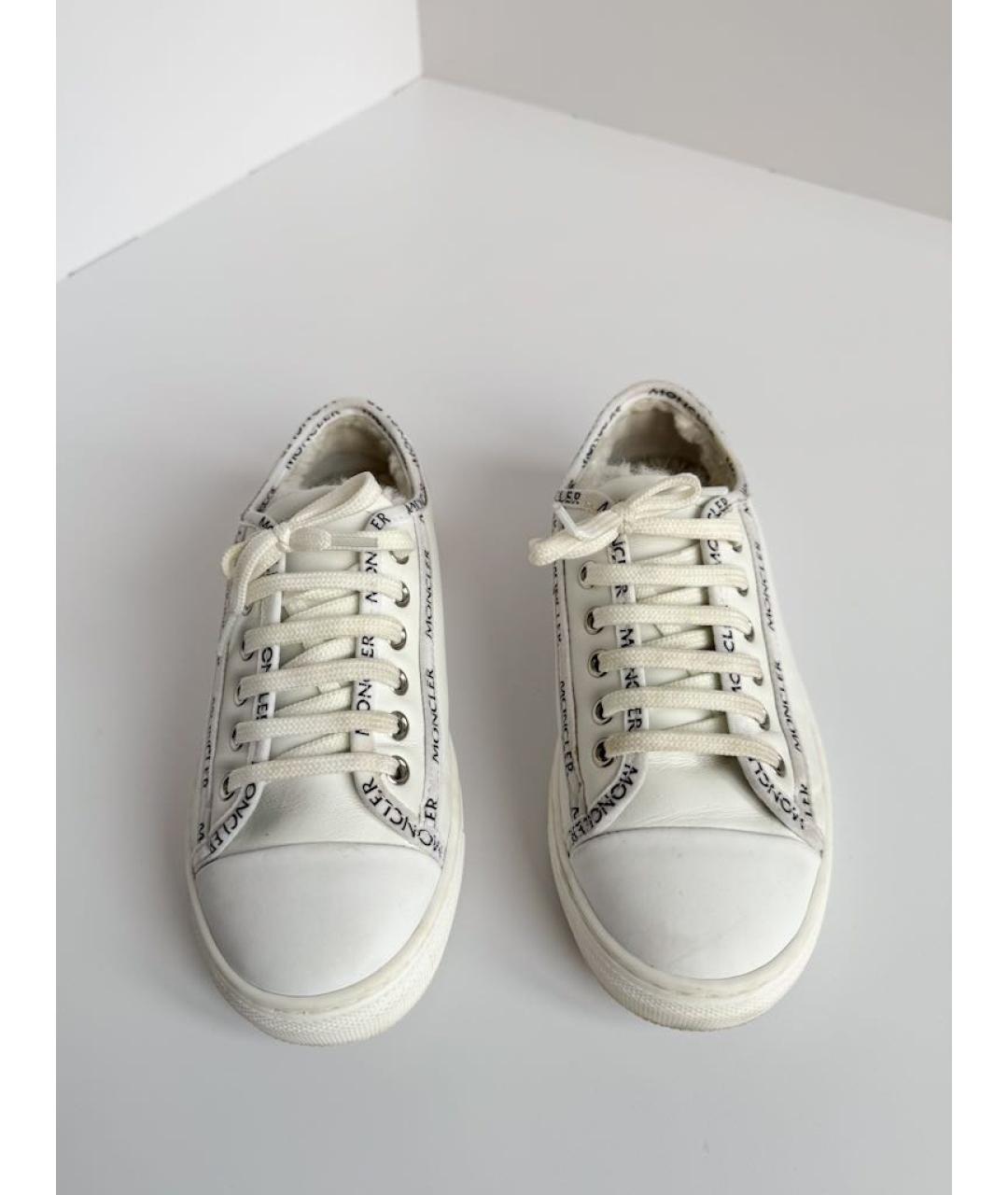 MONCLER Белые кеды, фото 2