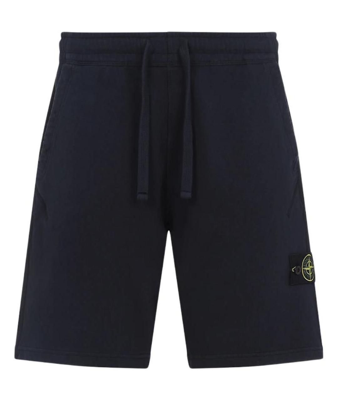 STONE ISLAND Темно-синие шорты, фото 1
