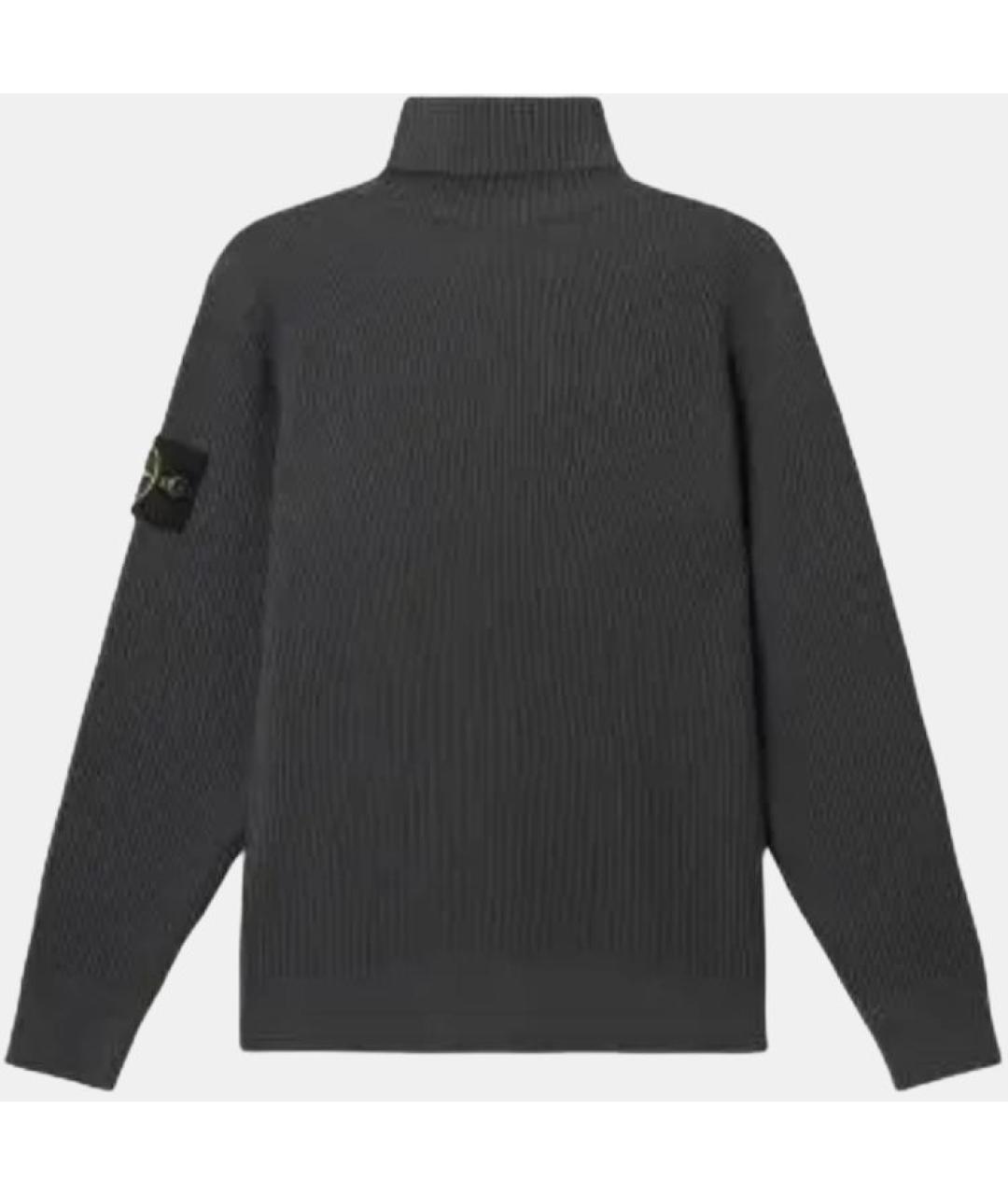 STONE ISLAND Серый джемпер / свитер, фото 2