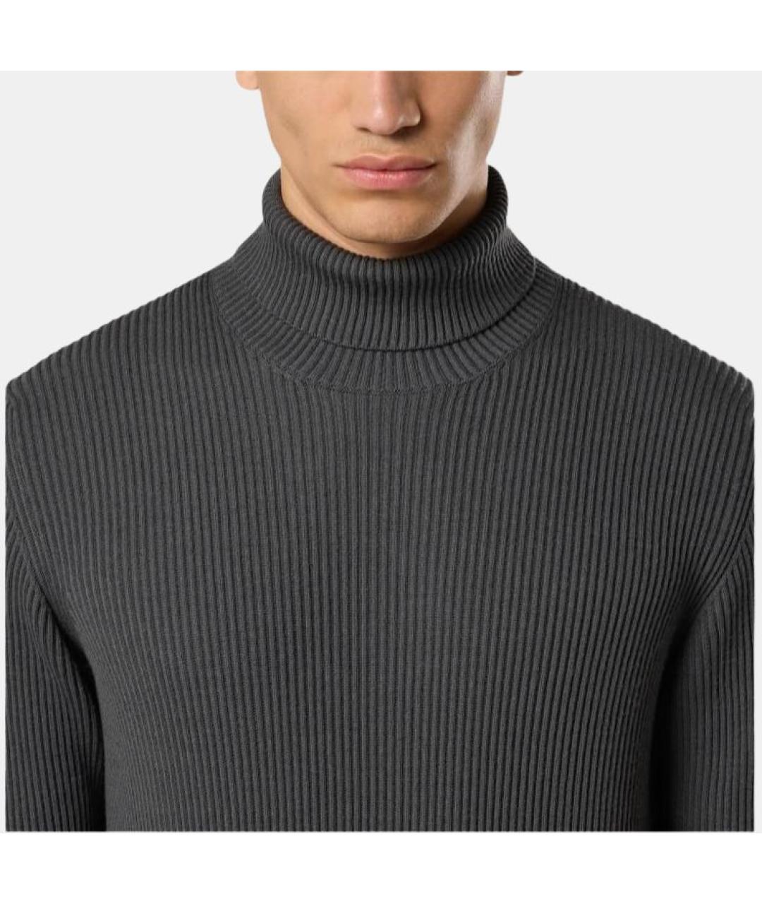 STONE ISLAND Серый джемпер / свитер, фото 5