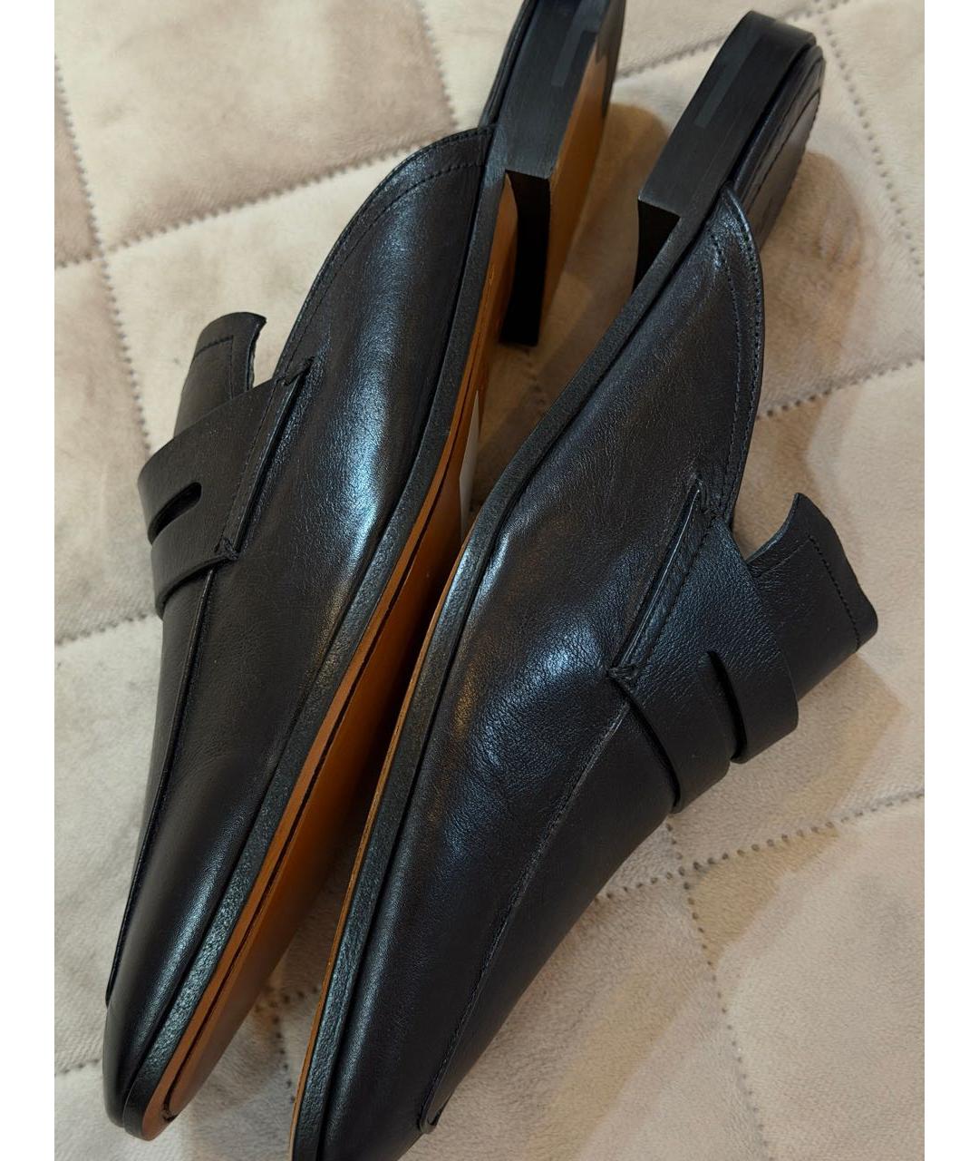 BERLUTI Черные кожаные лоферы, фото 5