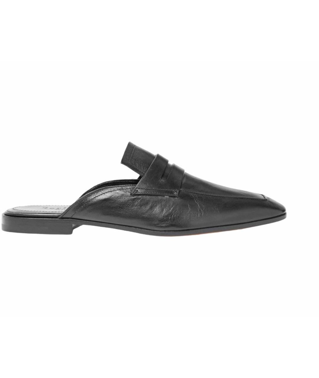 BERLUTI Черные кожаные лоферы, фото 1