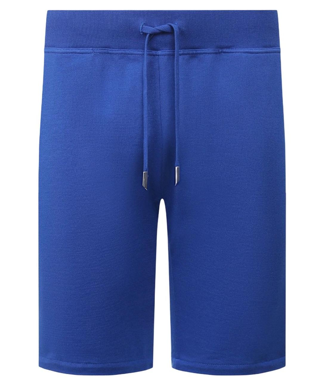 KITON Синие хлопковые шорты, фото 1