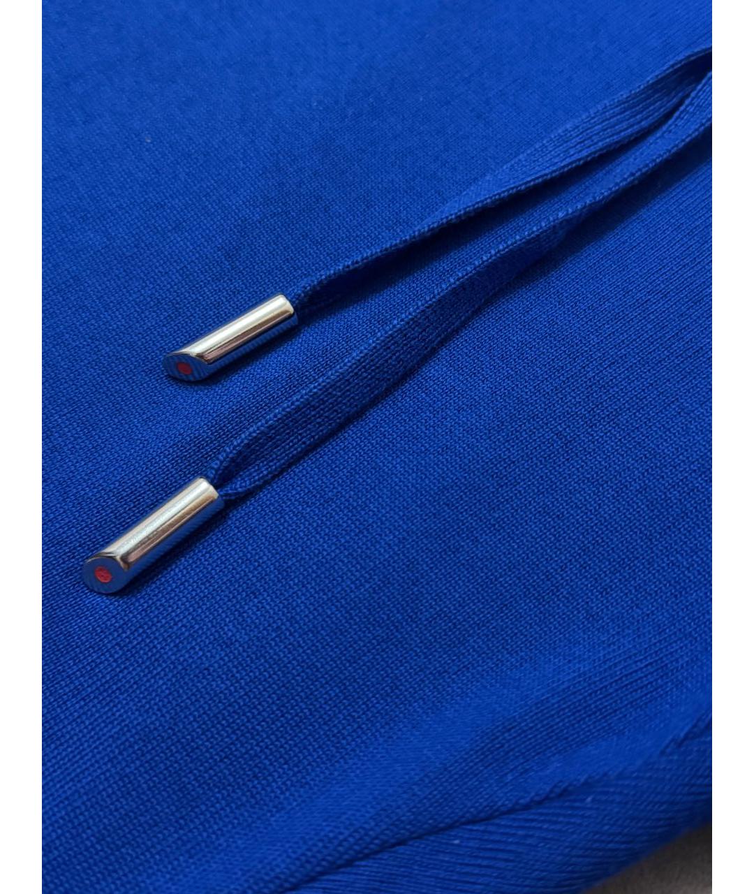 KITON Синие хлопковые шорты, фото 5