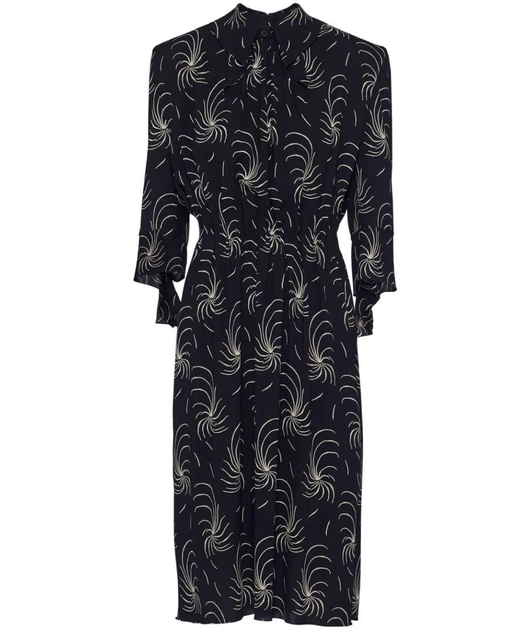 PRADA Черное полиамидовое повседневное платье, фото 1