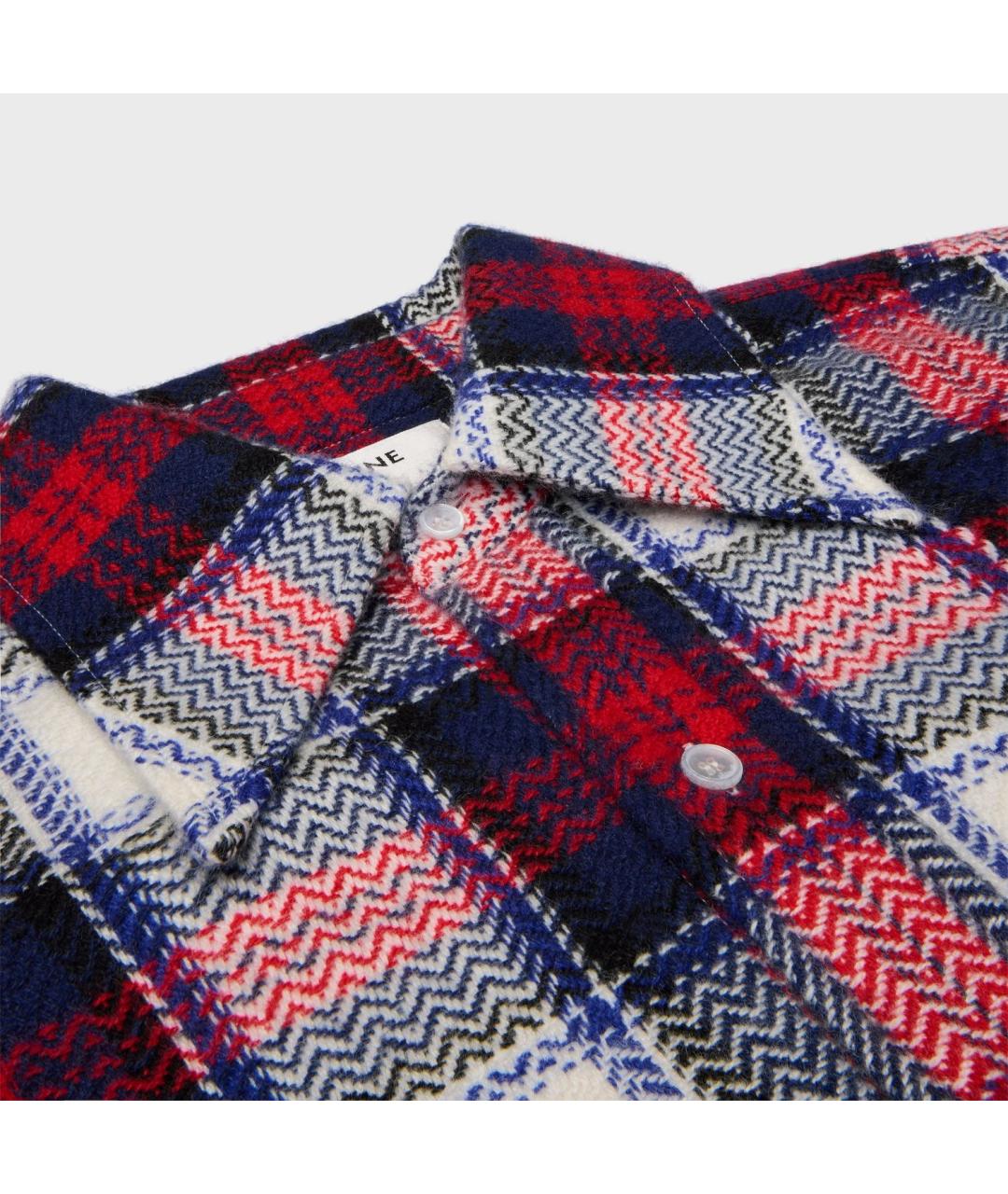 CELINE Мульти кашемировая рубашка, фото 3