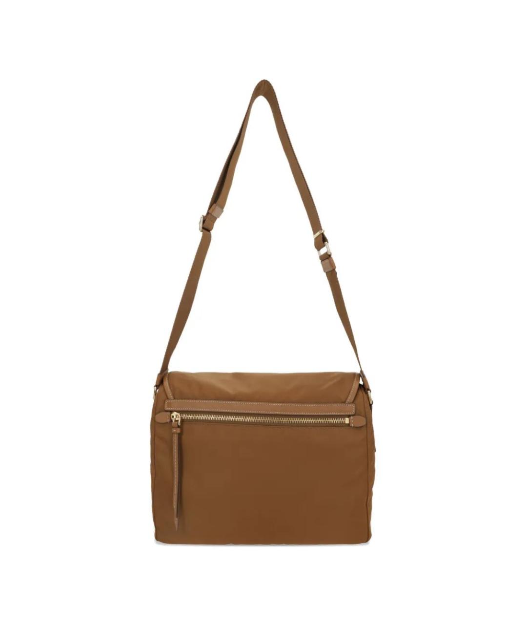 PRADA Коричневая тканевая сумка через плечо, фото 2