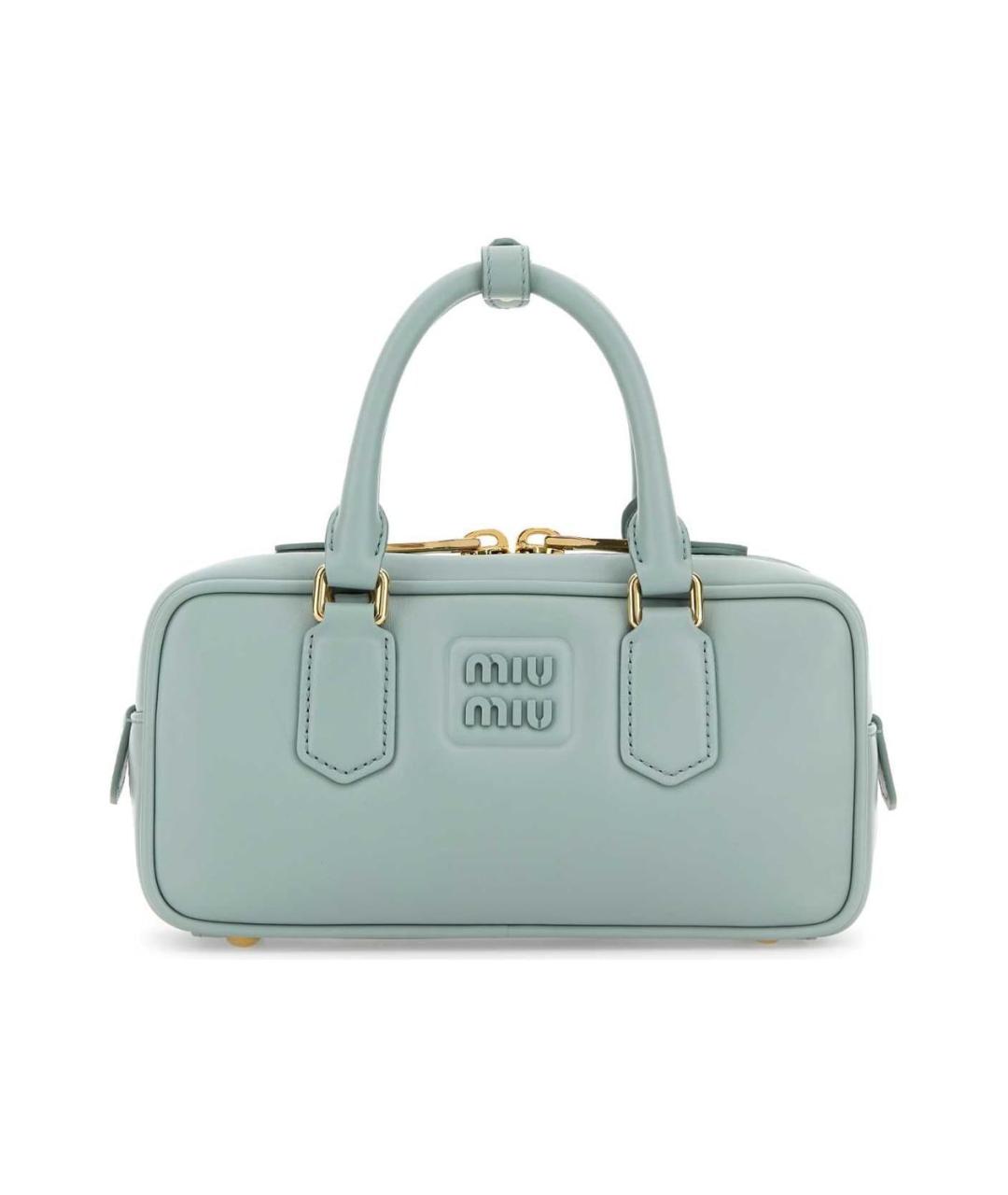 MIU MIU Кожаная сумка с короткими ручками, фото 1