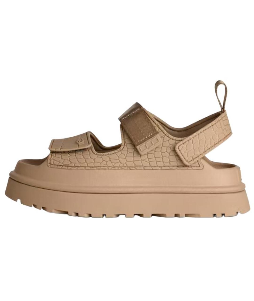 UGG AUSTRALIA Коричневые сандалии, фото 2