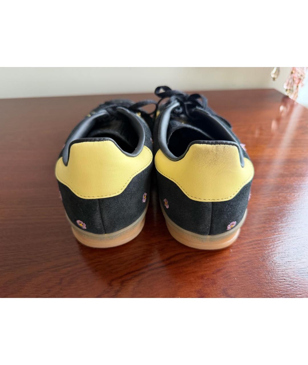 ADIDAS Черные замшевые кеды, фото 3