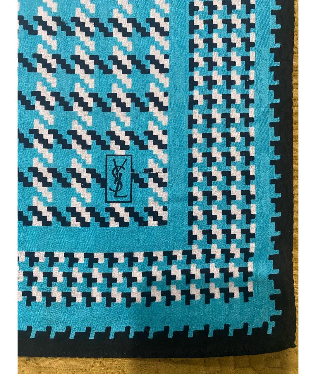 SAINT LAURENT Мульти хлопковый платок, фото 8