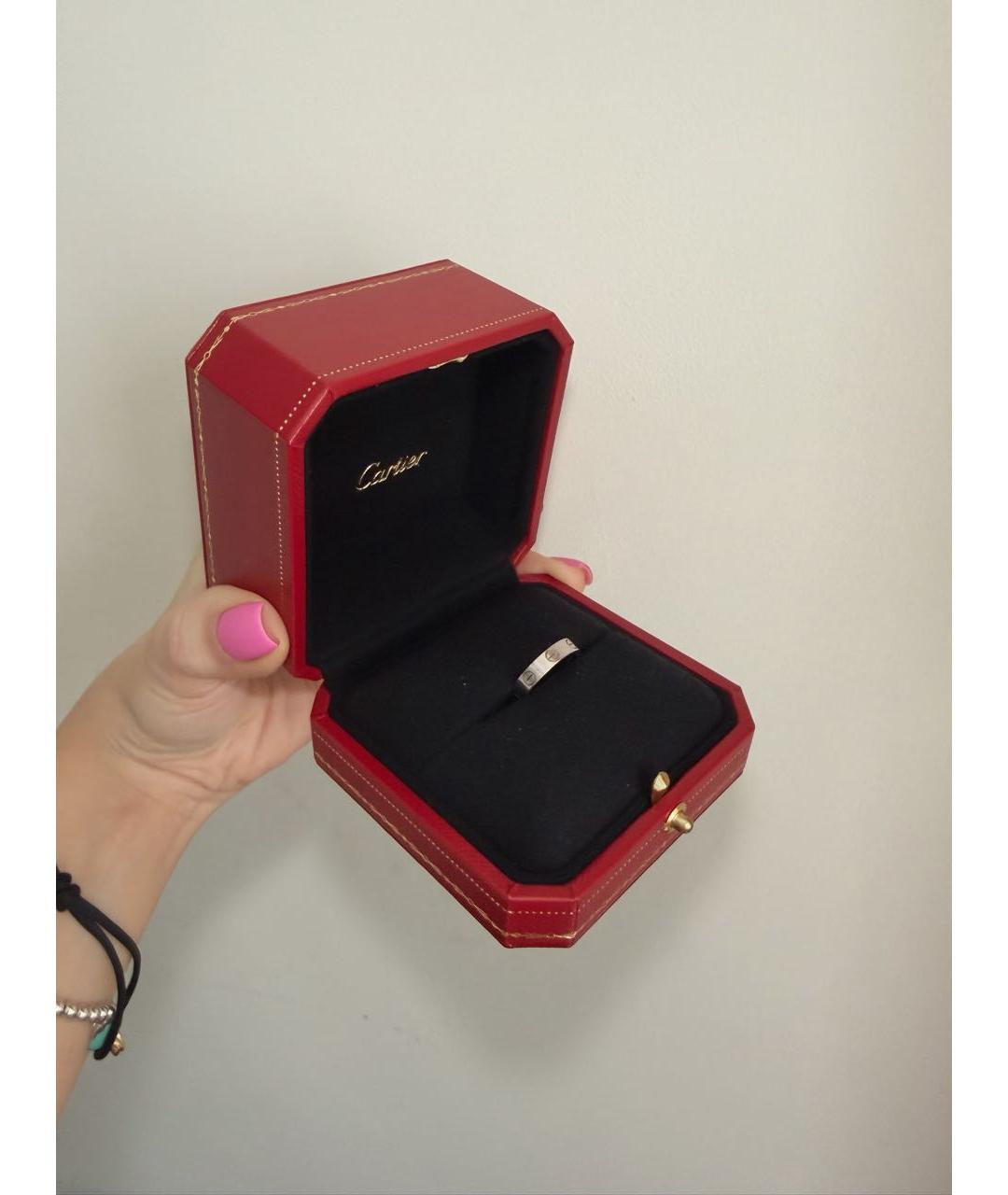 CARTIER Белое кольцо из белого золота, фото 5