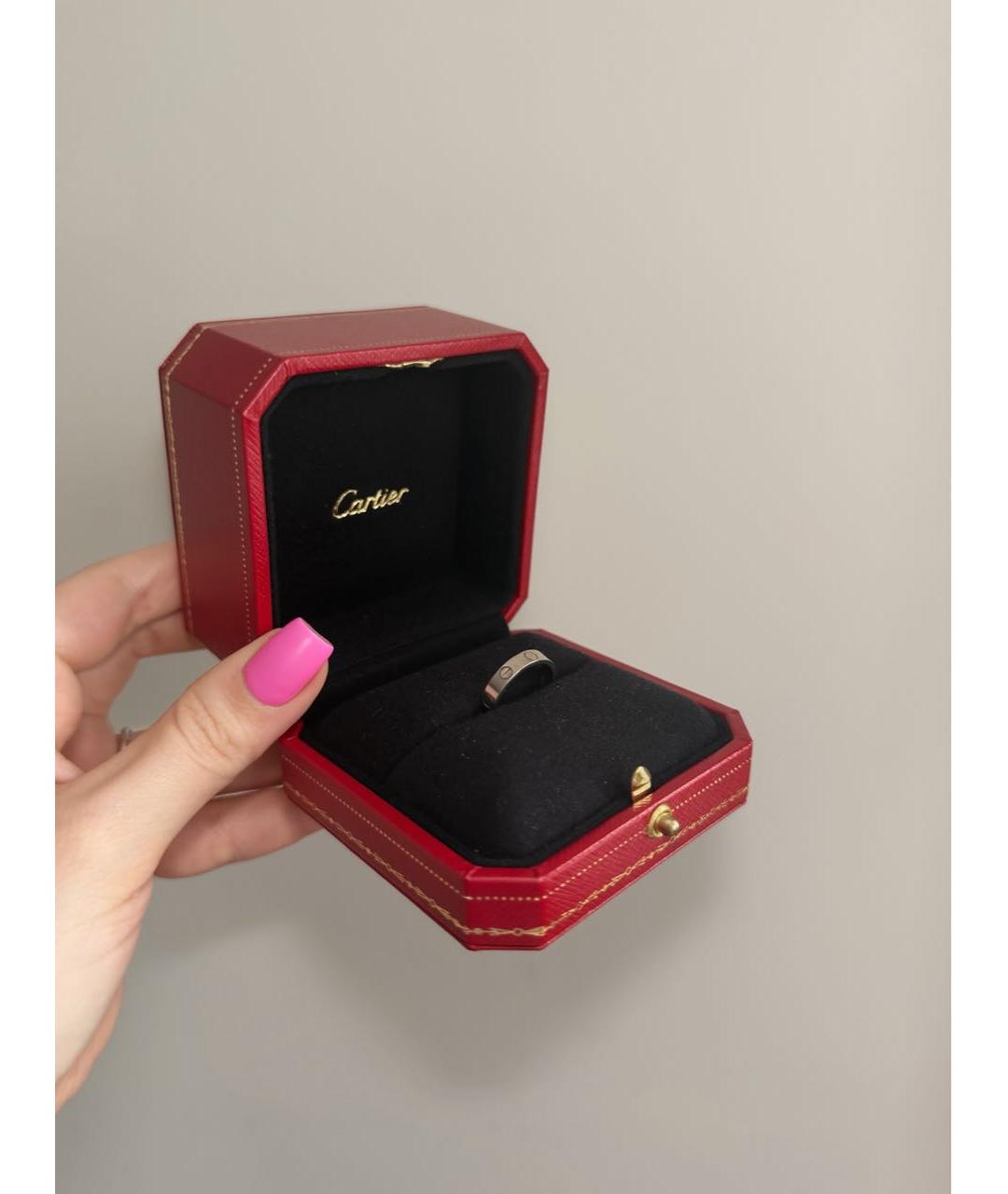 CARTIER Белое кольцо из белого золота, фото 4