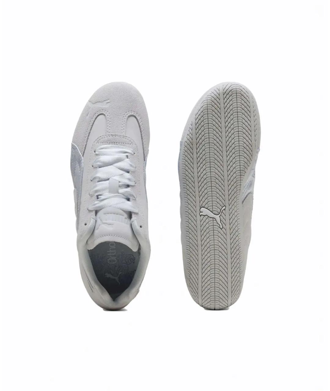 PUMA Серые замшевые низкие кроссовки / кеды, фото 3