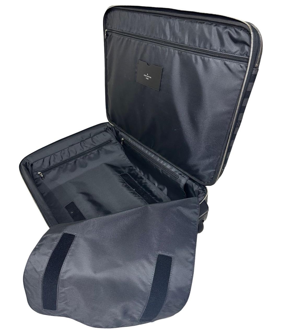 LOUIS VUITTON Антрацитовый чемодан, фото 4