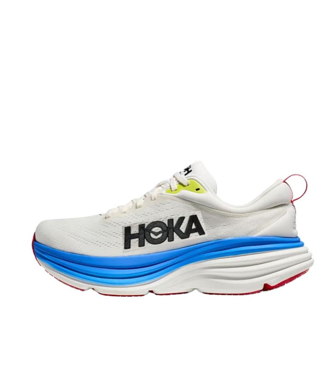 HOKA Белые текстильные низкие кроссовки / кеды, фото 2