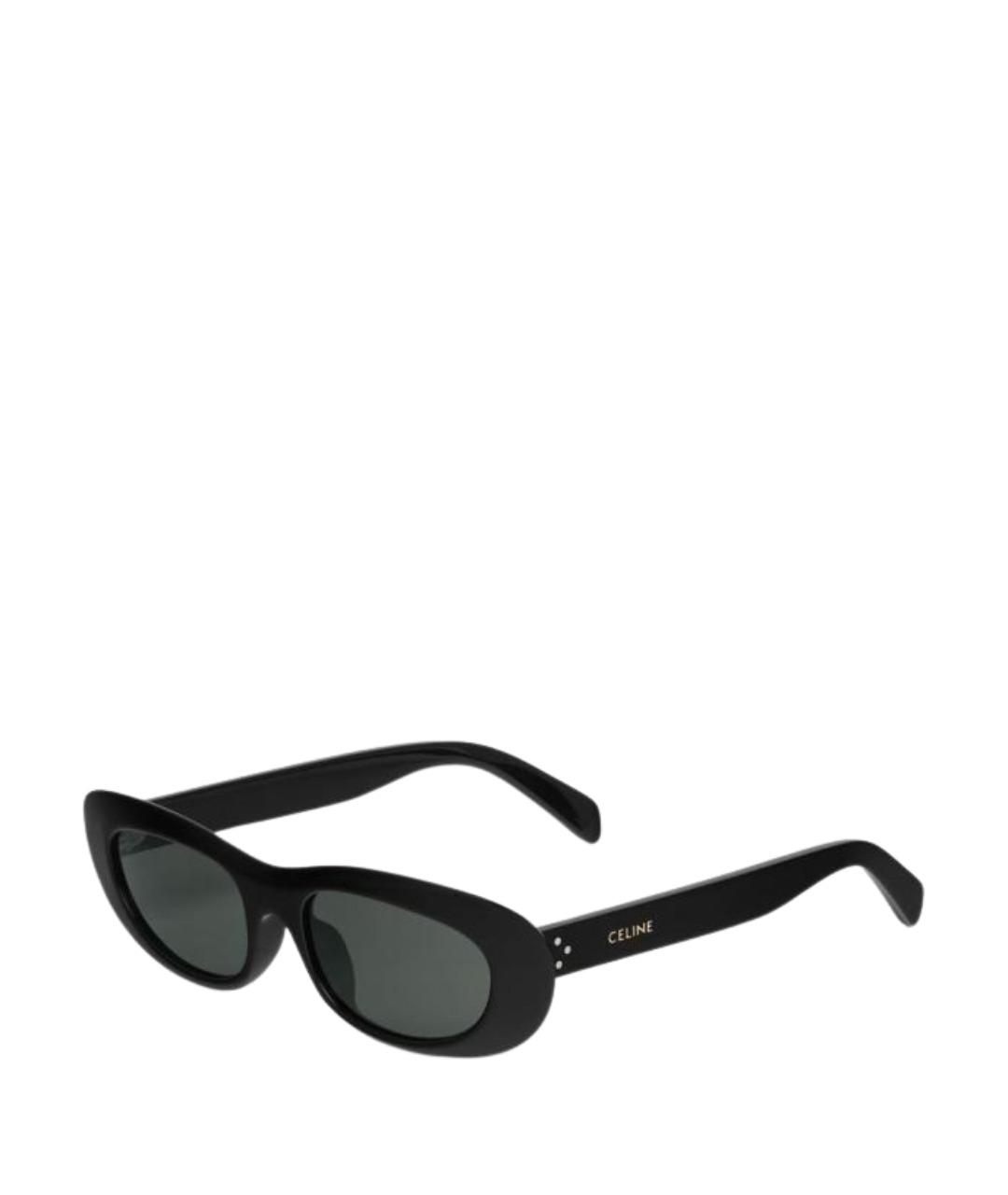 CELINE Черные пластиковые солнцезащитные очки, фото 1