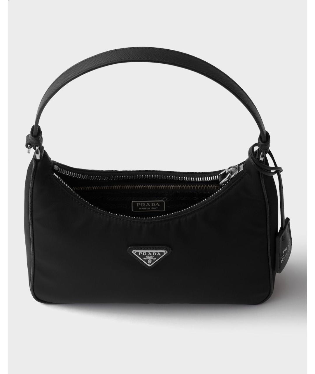 PRADA Черная сумка с короткими ручками, фото 4