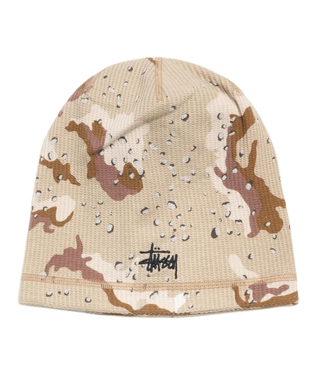 STUSSY Бежевая шапка, фото 1