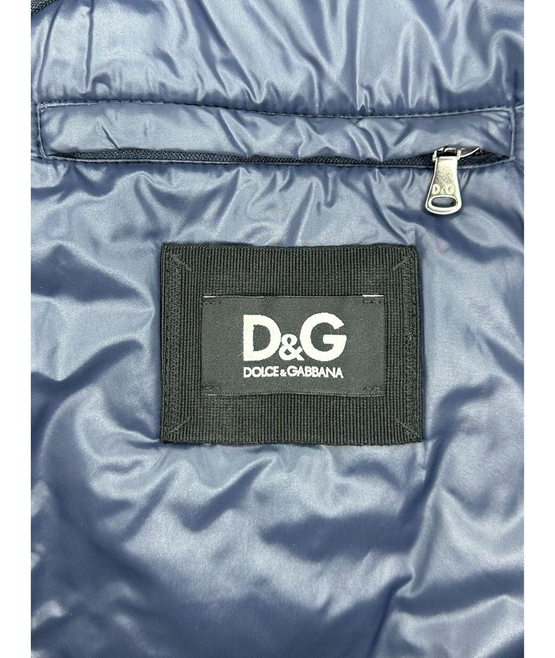 DOLCE&GABBANA Бордовая полиамидовая куртка, фото 6