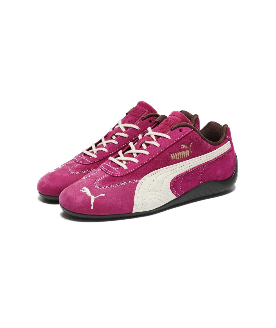 PUMA Фуксия замшевые кроссовки, фото 2