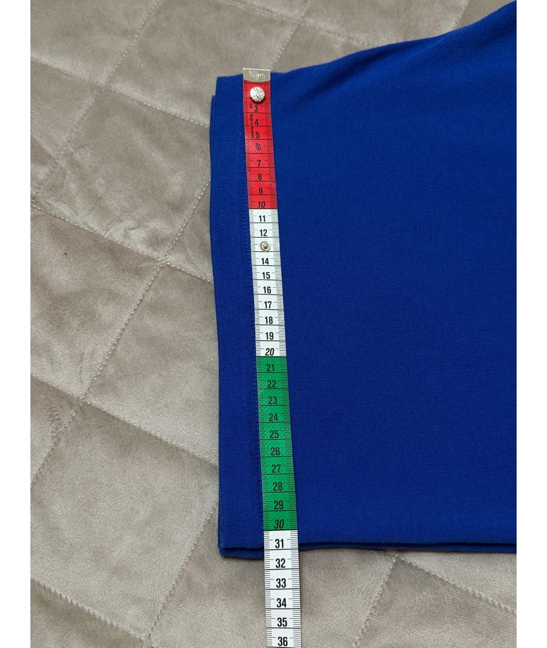 KITON Синие хлопковые шорты, фото 7