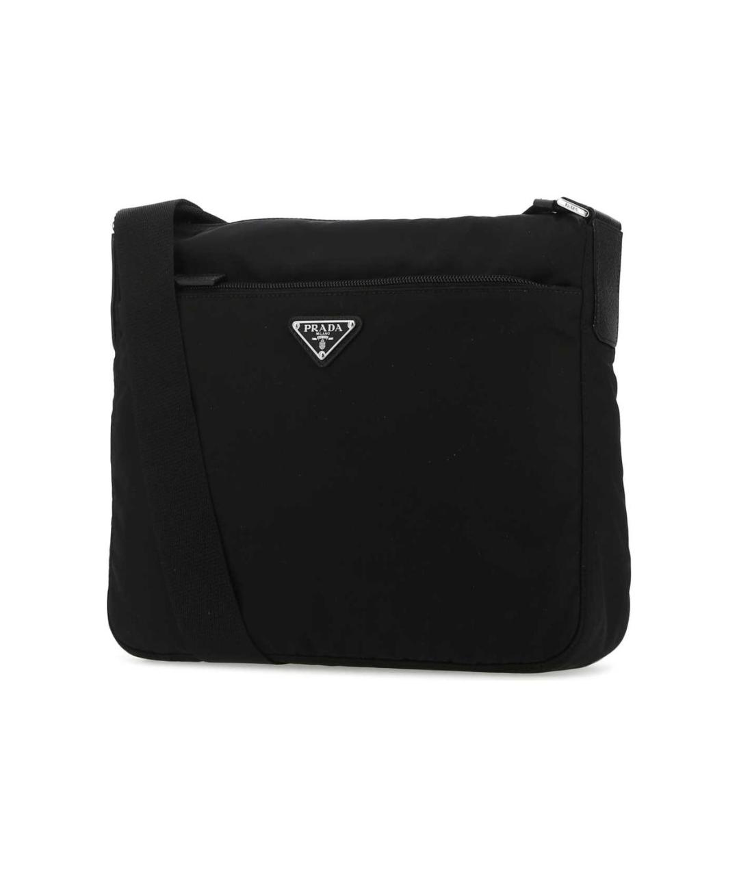 PRADA Черная синтетическая сумка через плечо, фото 2