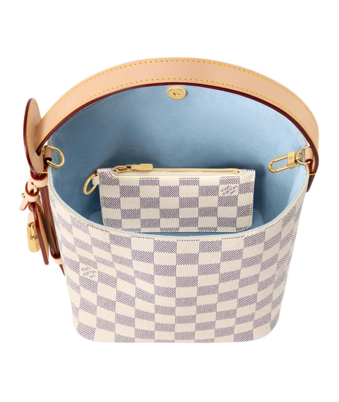 LOUIS VUITTON Бежевая сумка через плечо, фото 5