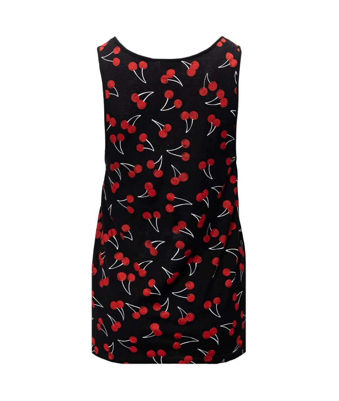 SAINT LAURENT Черная хлопковая футболка, фото 2