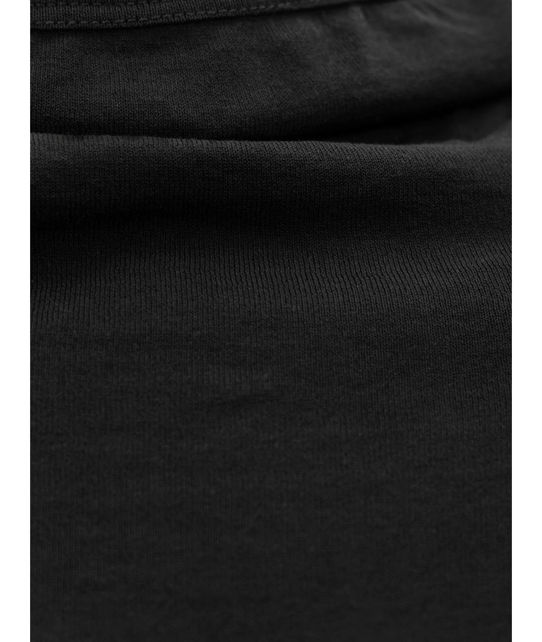 RICK OWENS Черное хлопковое повседневное платье, фото 3