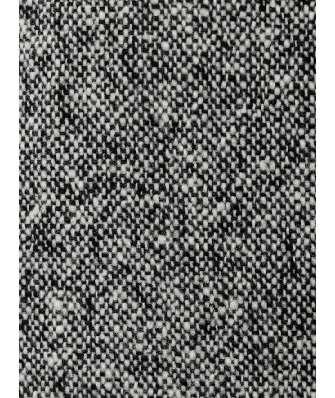 SAINT LAURENT Черное шерстяное повседневное платье, фото 3