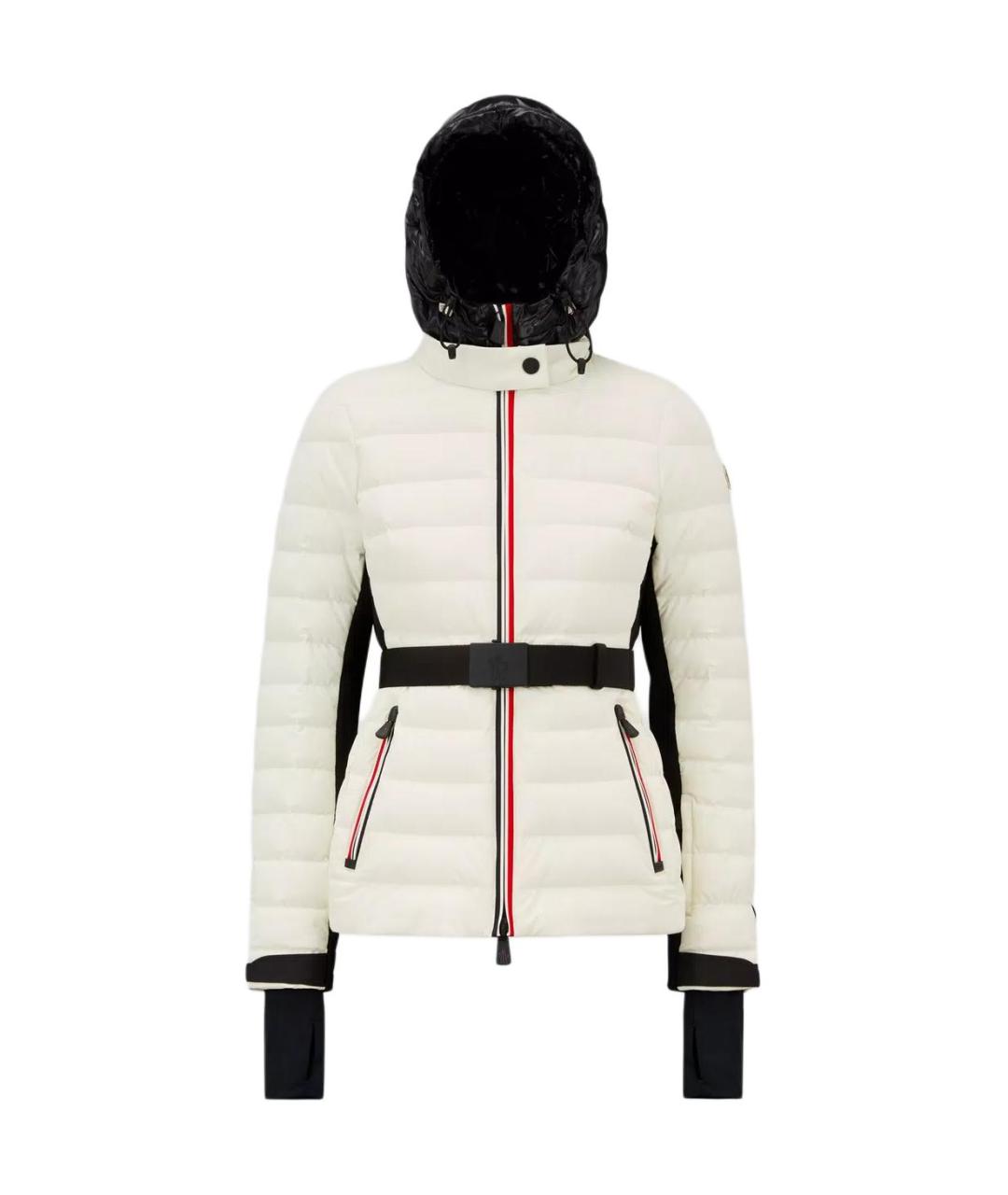 MONCLER Белый пуховик, фото 1