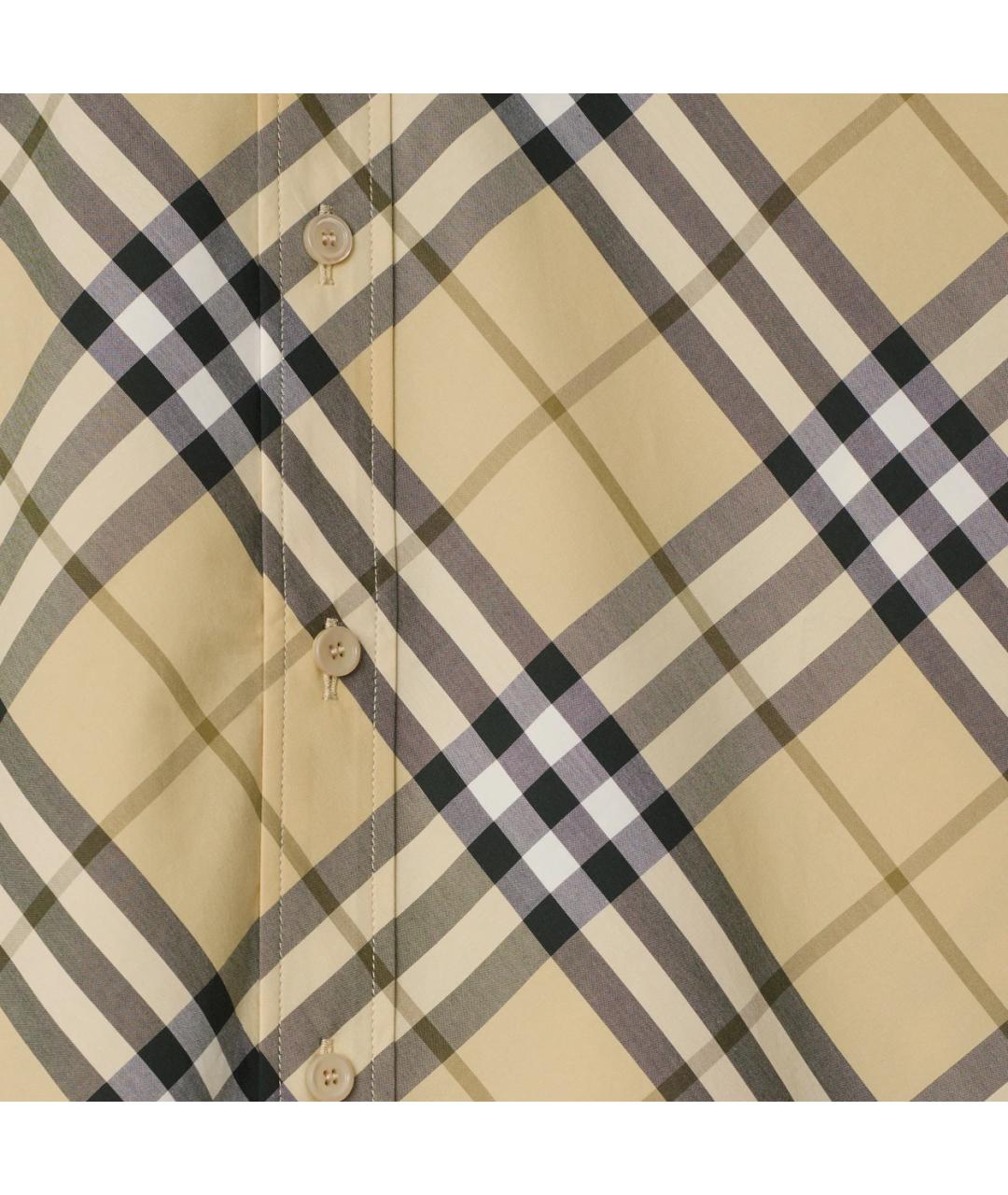 BURBERRY Хаки кэжуал рубашка, фото 2