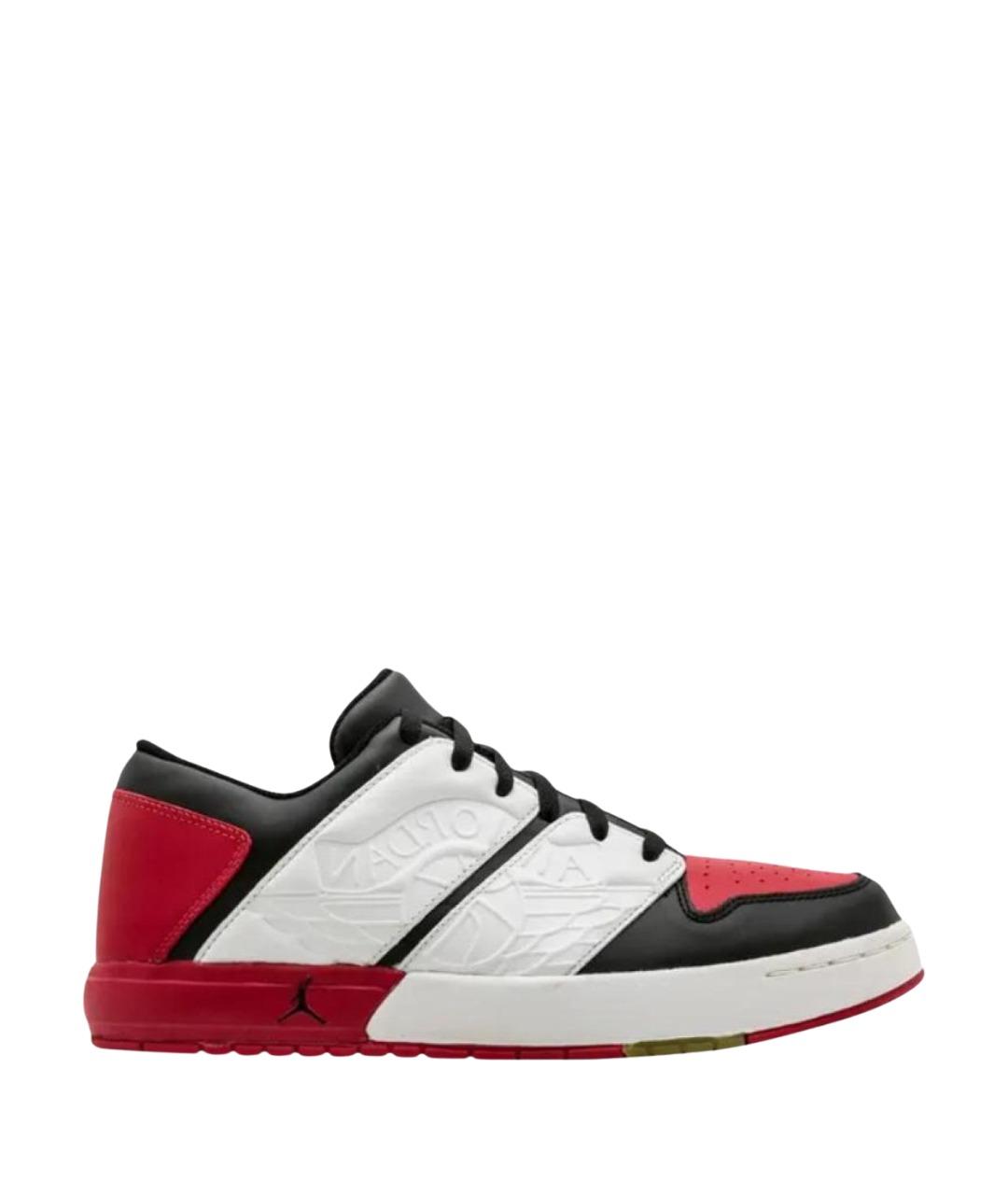 JORDAN Мульти кожаные низкие кроссовки / кеды, фото 1