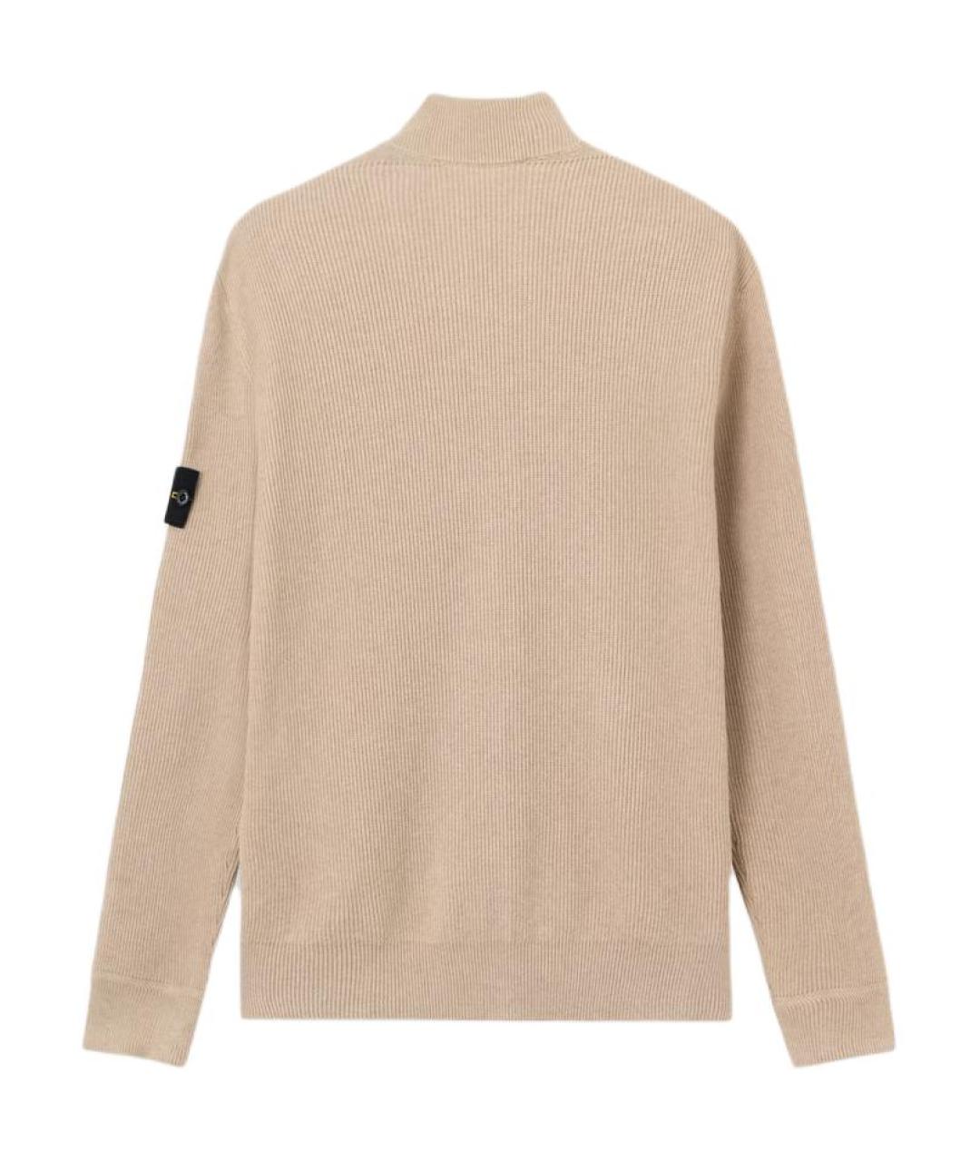 STONE ISLAND Бежевый джемпер / свитер, фото 2