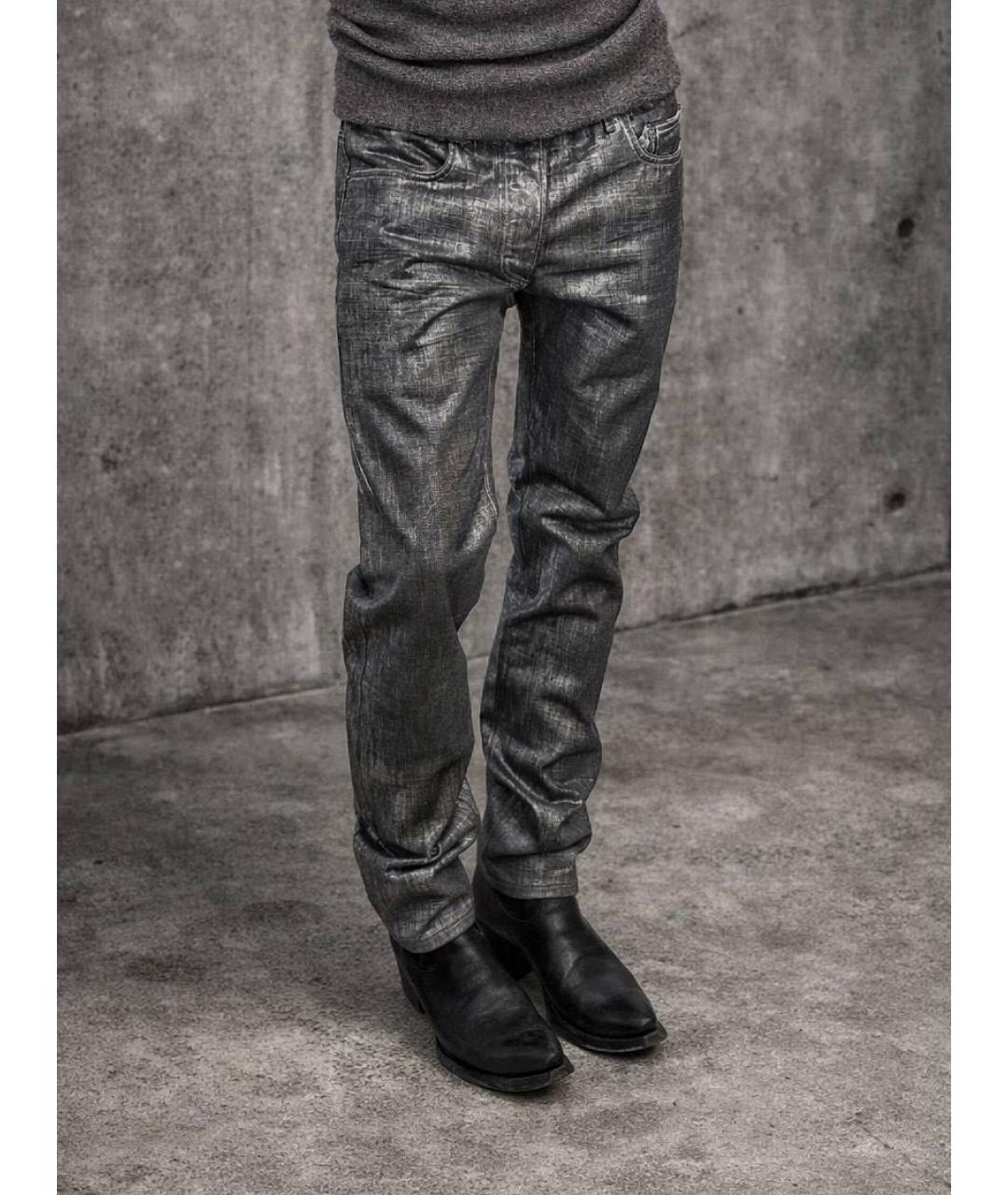 CHRISTIAN DIOR Черные прямые джинсы, фото 6