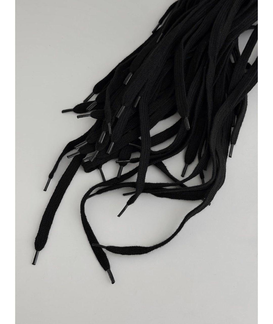 ANN DEMEULEMEESTER Черный шарф, фото 5