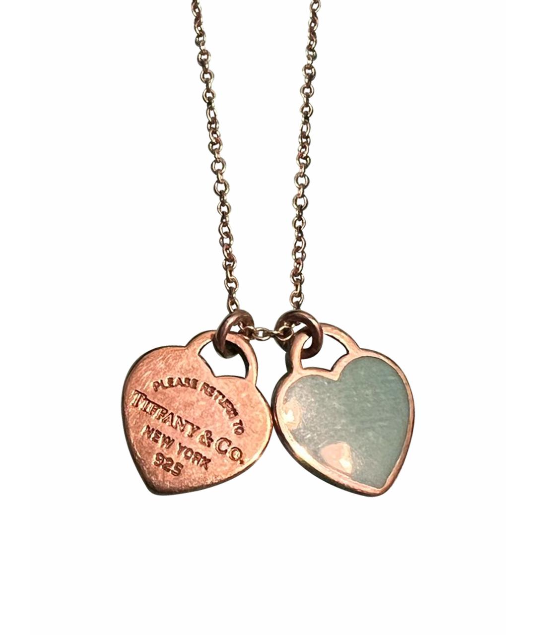 TIFFANY&CO Голубое серебряное колье, фото 6