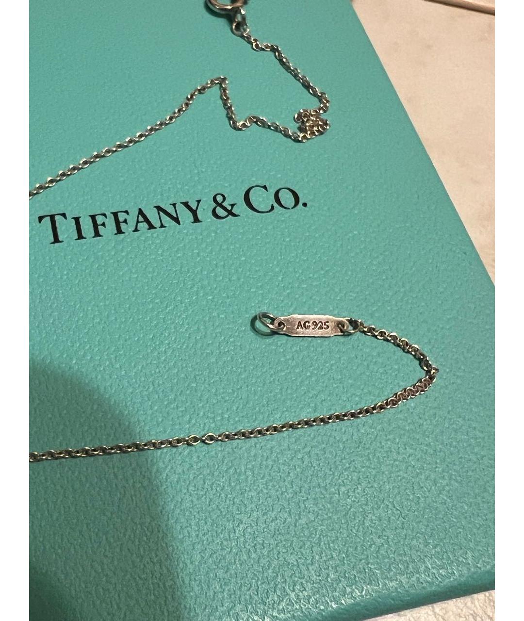 TIFFANY&CO Голубое серебряное колье, фото 5