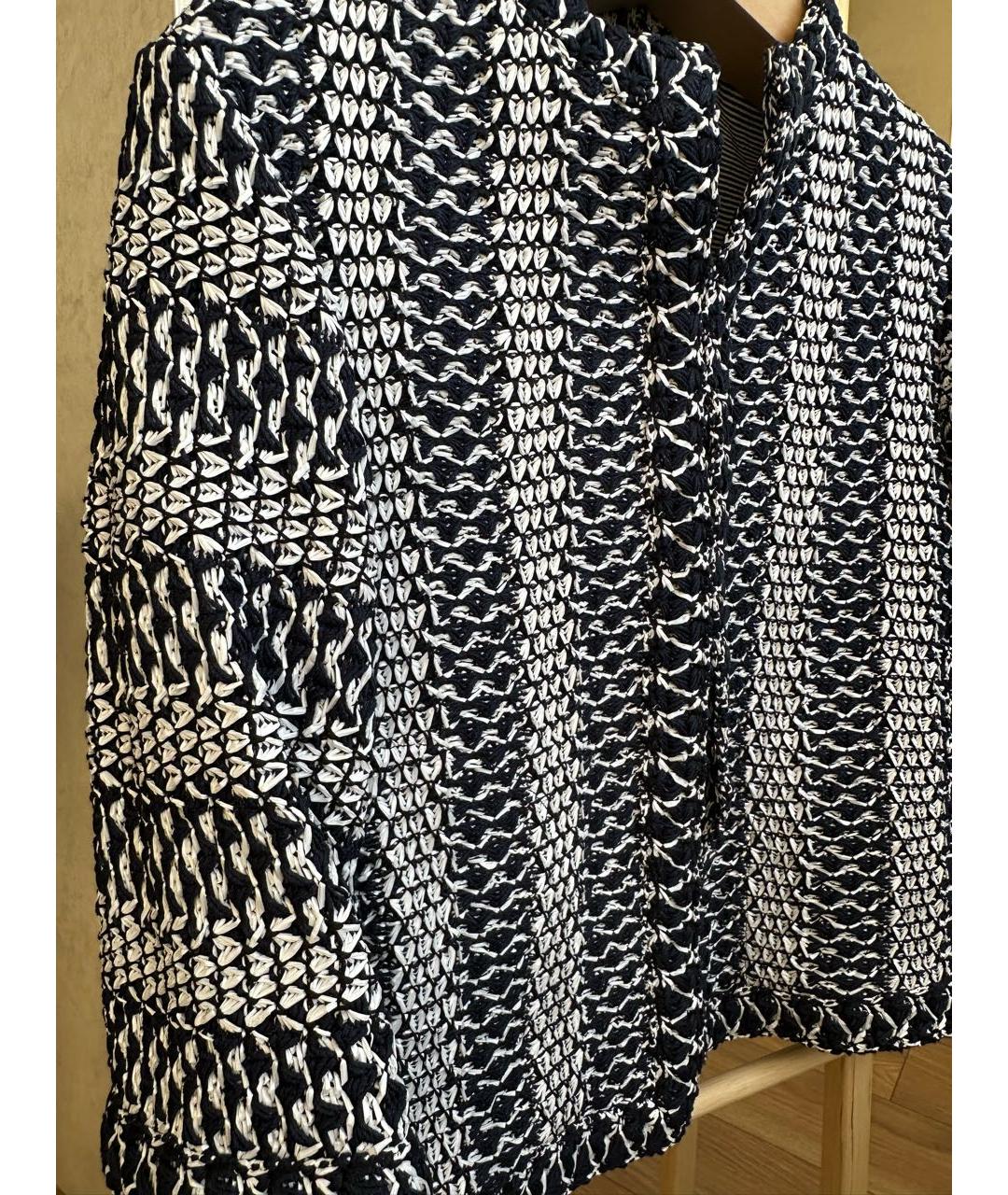 CHANEL Темно-синий полиамидовый костюм с юбками, фото 4