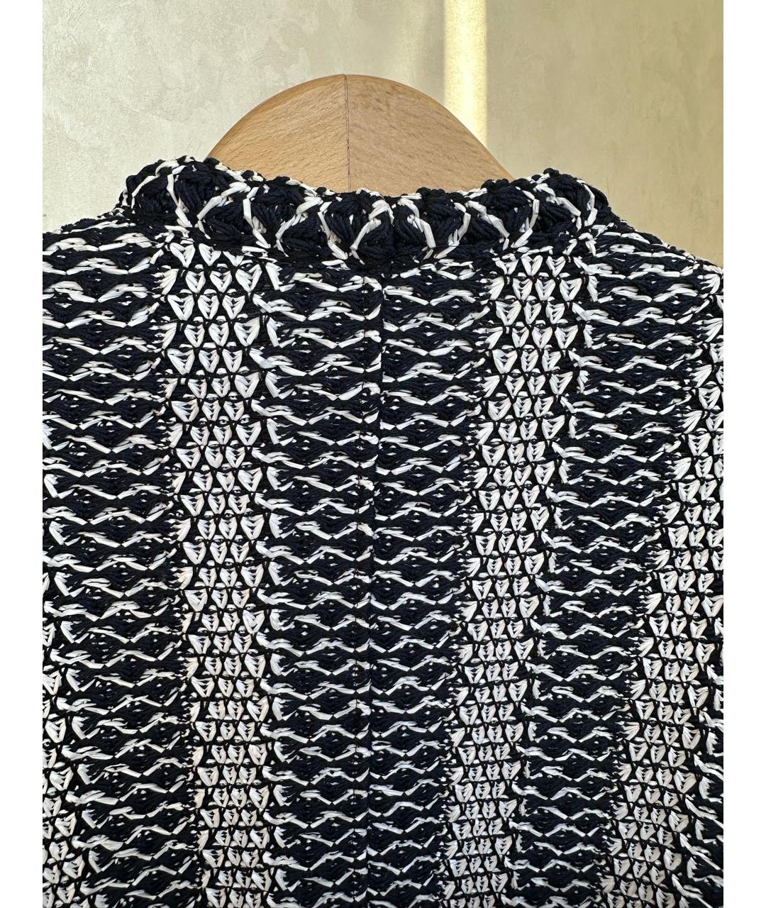 CHANEL Темно-синий полиамидовый костюм с юбками, фото 8