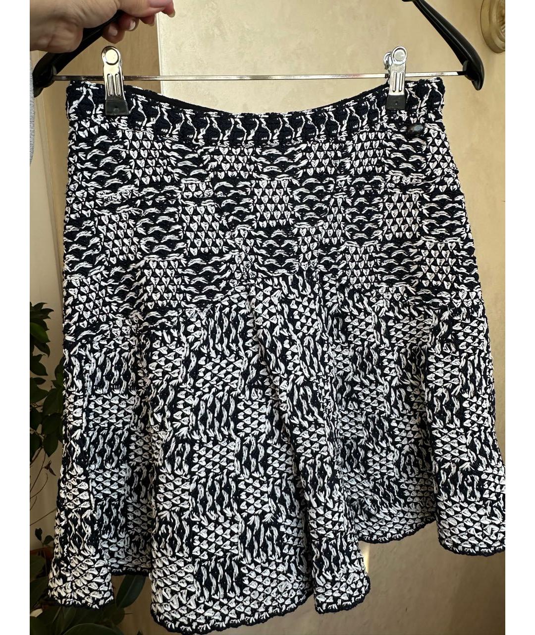 CHANEL Темно-синий полиамидовый костюм с юбками, фото 2